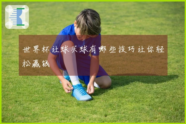 世界杯让球买球有哪些技巧让你轻松赢钱